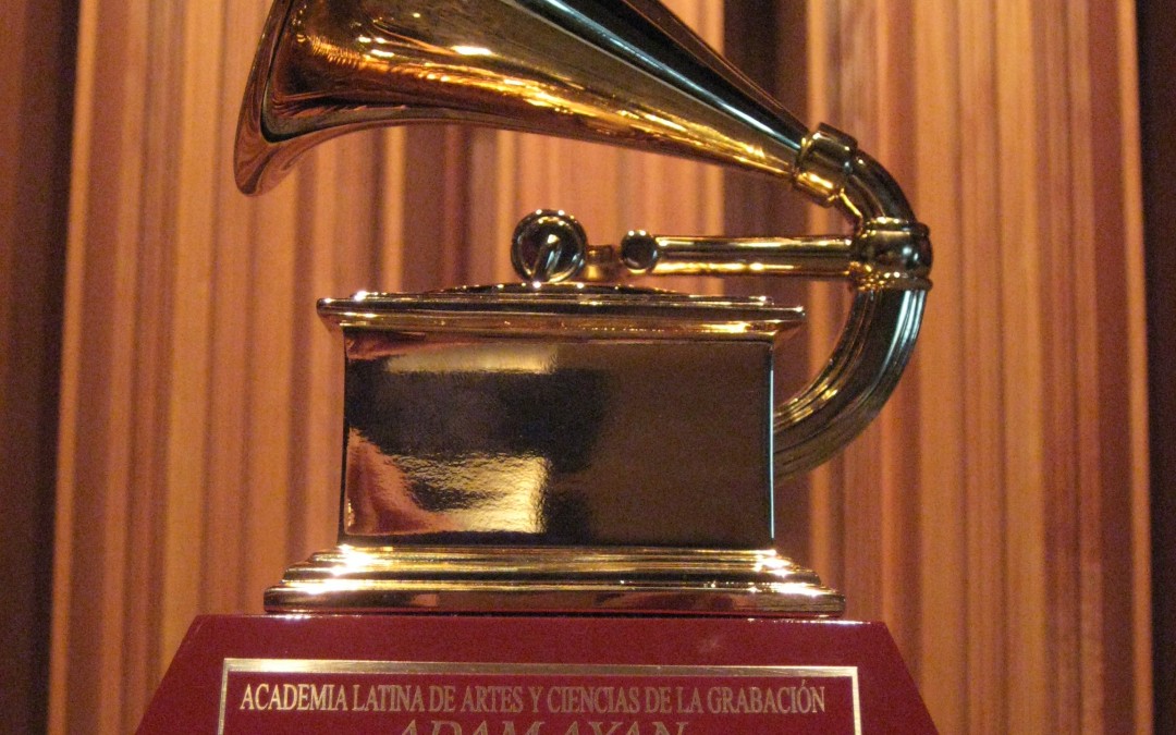 Adam Ayan’s newest Latin Grammy has arrived, and it’s a beauty!