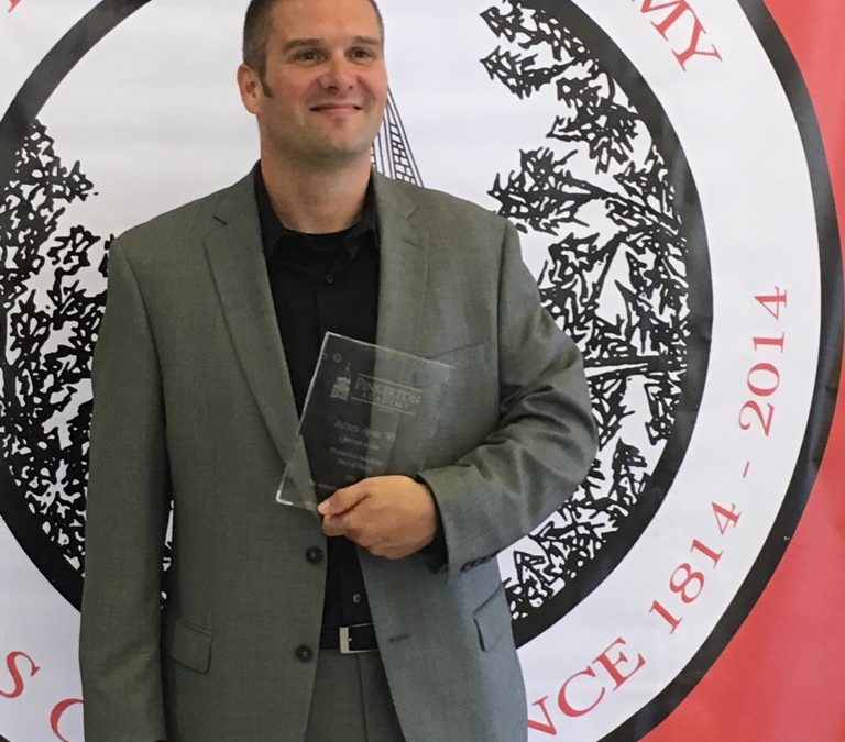 Adam Ayan honored and inducted into the Pinkerton Academy Hall of Fame!