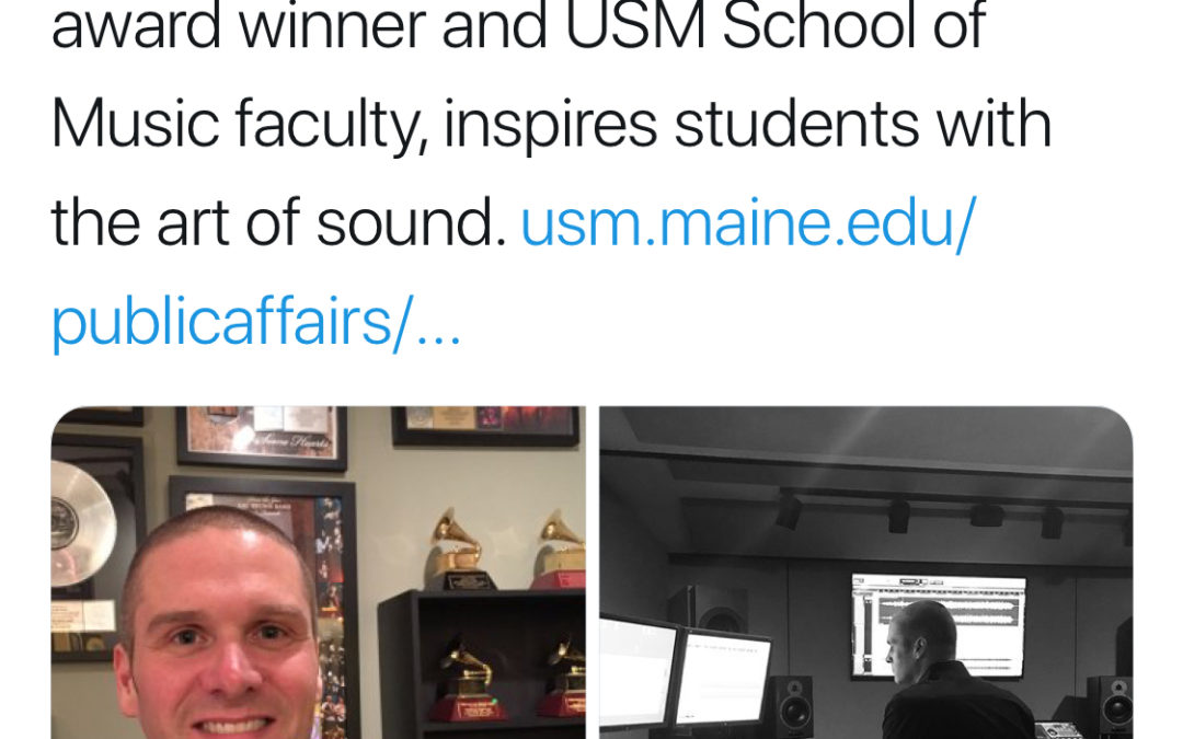 The University of Southern Maine recently published an article on Adam Ayan’s Adjunct Faculty work at their School of Music.