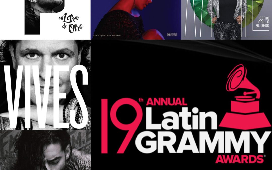 Adam Ayan has 4 Latin Grammy winning projects at the 19th Annual Latin Grammy Awards!